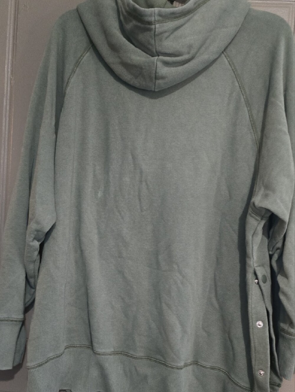 aerie Sage Green Cowl Neck Pullover Hoodie - Picture 4 of 4